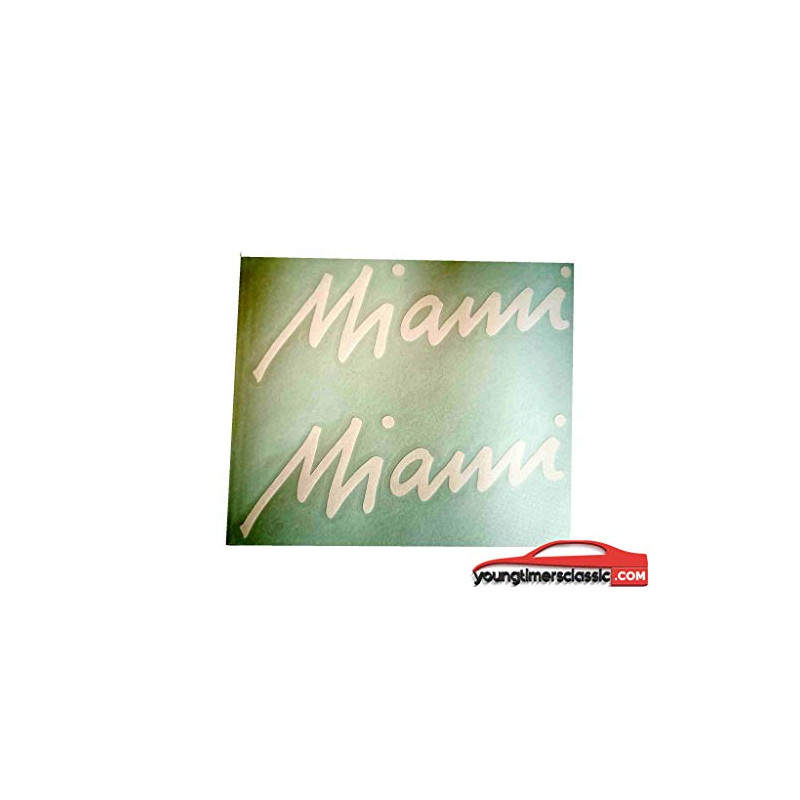 Stickers pour Peugeot 205 Miami Autocollant pour Ailes Av