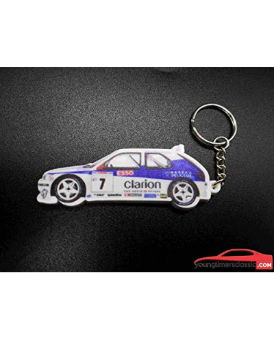 306 Maxi Rallye Tour de Corse Schlüsselanhänger