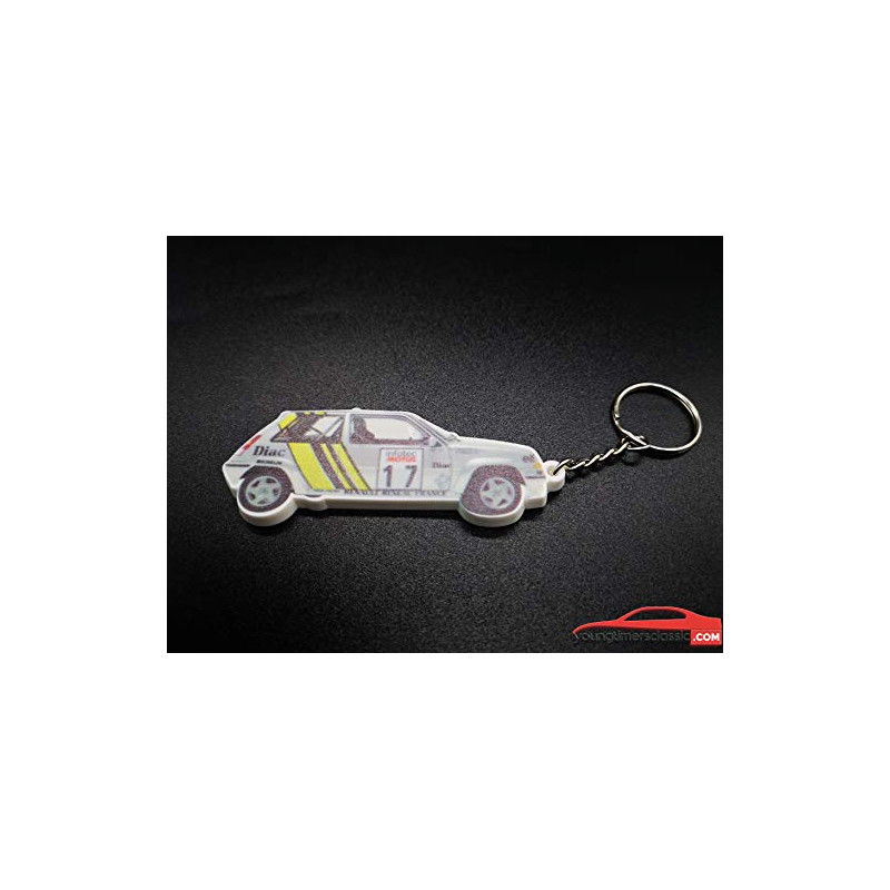 Portachiavi Renault 5 GT Turbo Acciaio Inox Lucido Cod. S80B133