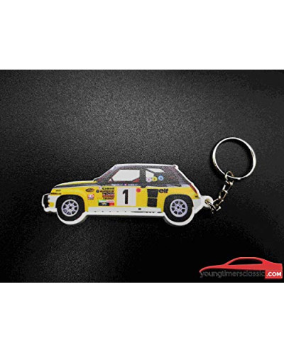 Porte clé Renault 5 Turbo Groupe 4 Jean Ragnotti