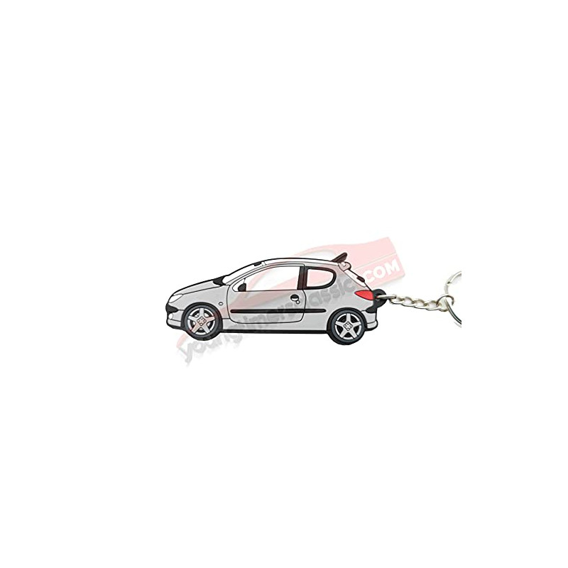 Peugeot 206 RC-sleutelhanger