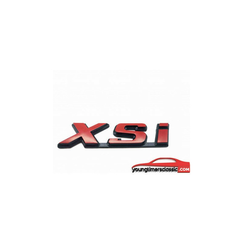 Monograma rojo Xsi para Peugeot 306