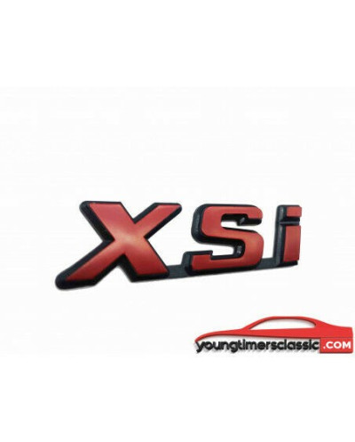 Rood Xsi-monogram voor Peugeot 306