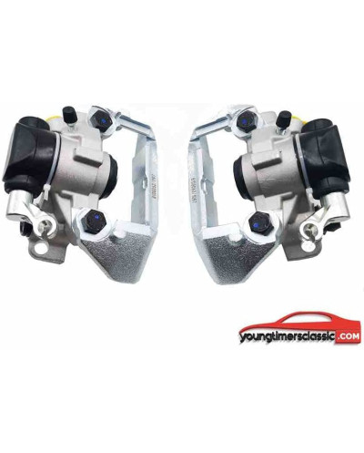 Pair of rear brake calipers for Peugeot 106 1.6 S16