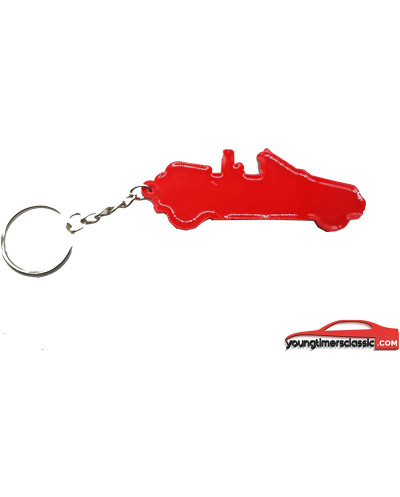 Porte clé Peugeot 205 CTI rouge