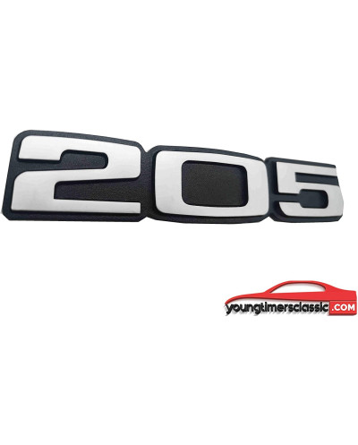 Monogramme 205 pour Peugeot 205 Rallye
