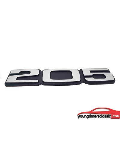 Monogramme 205 pour Peugeot 205 Rallye