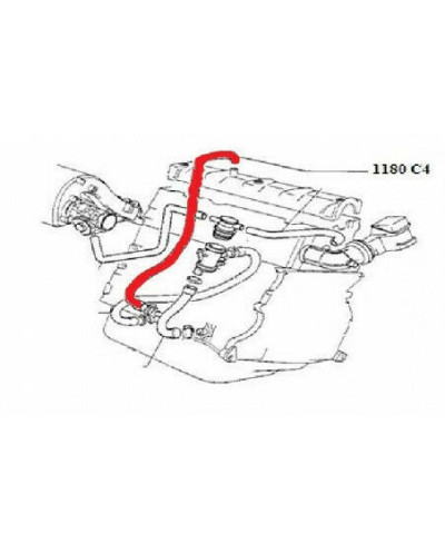 Öldampfschlauch für Peugeot 309 GTI