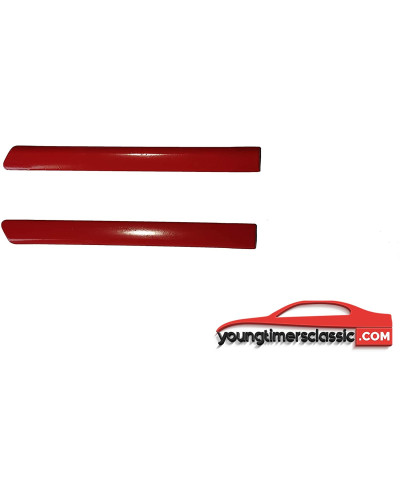Rebordo vermelho Peugeot 205 CTI tira lateral de alumínio