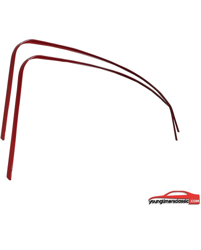 Rode streep Peugeot 205 CTI aluminium zijstrip