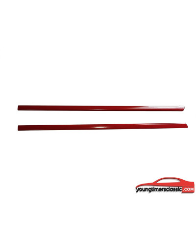 Faja lateral aluminio Peugeot 205 GTI 1.6 ribete rojo