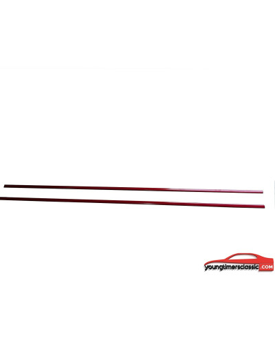 Borda vermelha Peugeot 205 Gti 1.9 tira lateral de borda de alumínio