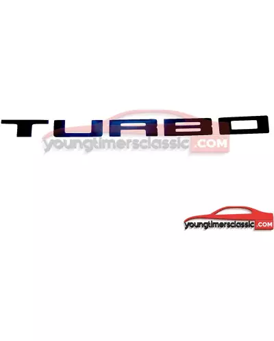R5 Alpine achterruit Turbo sticker