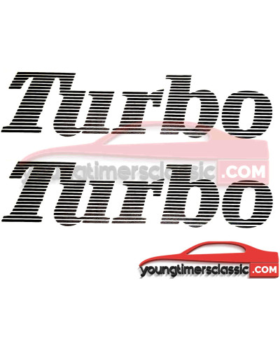Autocolantes da asa traseira do Renault 5 Alpine Turbo