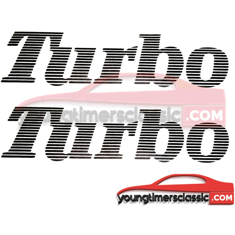 Decalcomanie adesive per alettone posteriore Renault 5 Alpine Turbo