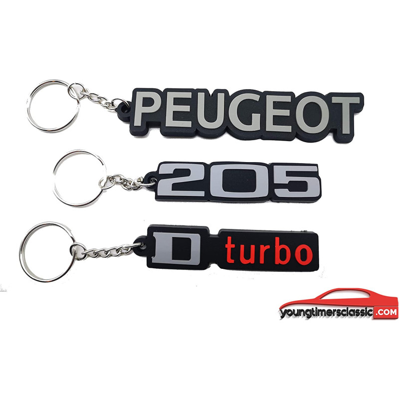 Porte clés Peugeot 205 DTurbo