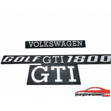 Logotipos de Volkswagen Golf GTI 1800