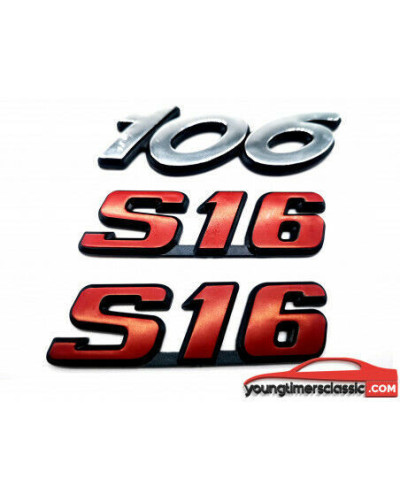 Monograma 106 y logotipo S16
