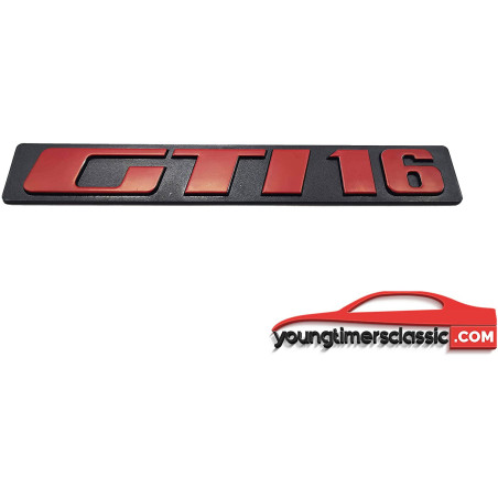 GTI 16-logo voor Peugeot 309 GTI 16