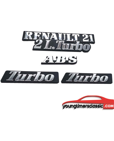 Monogramas Renault 21 2L Turbo ABS