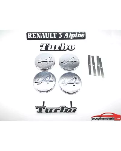Monogram R5 Alpine Turbo logo complete kit