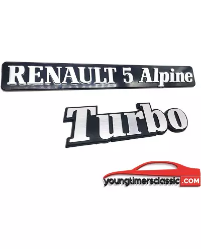 Monogram R5 Alpine Turbo-logo complete set