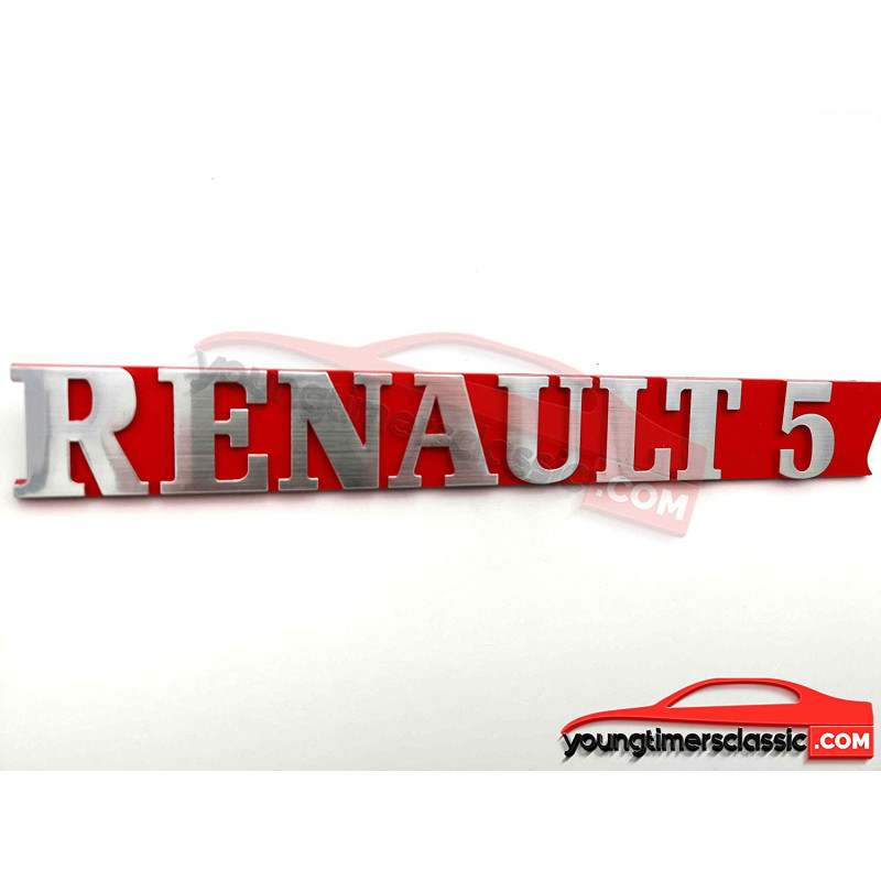 Monograma rojo Renault 5 para Gt Turbo