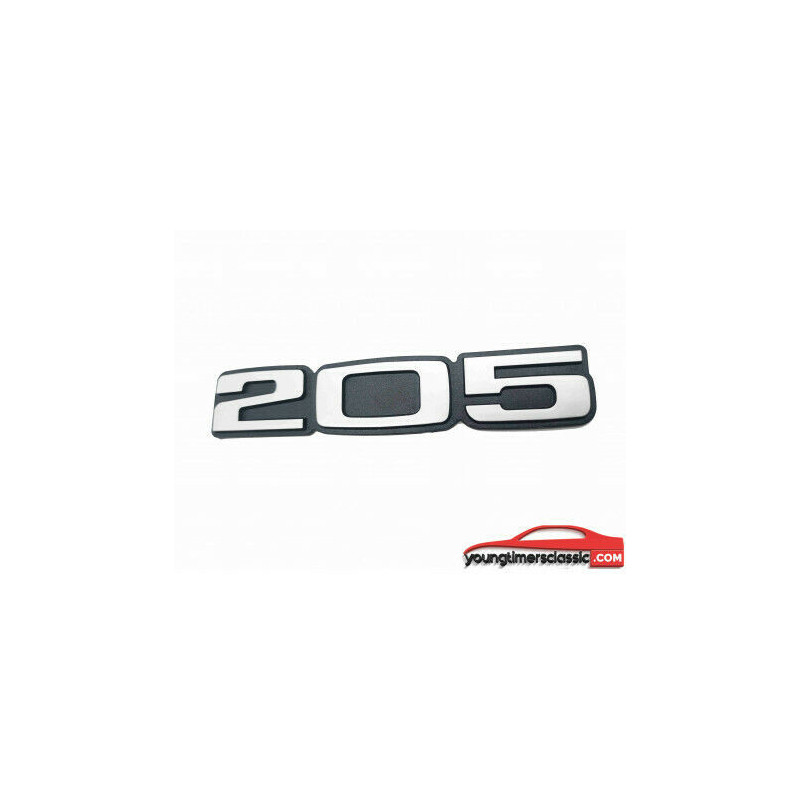 Monogramme 205 pour Peugeot 205 XS