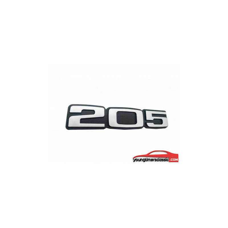 Logos Peugeot 405 MI16 Rouge Phase 1 Monogramme de coffre - fr
