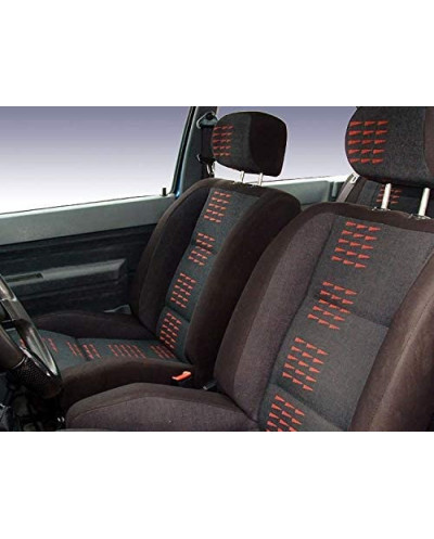 Garniture de sièges R5 Gt Turbo phase 2 fanion rouge