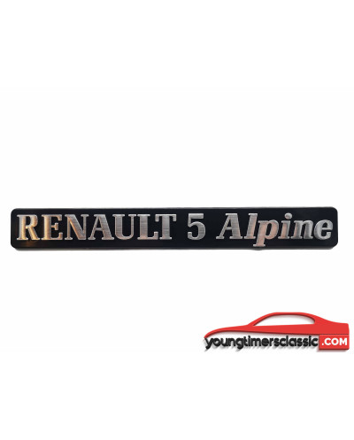 Monograma de Renault 5 Alpine Turbo