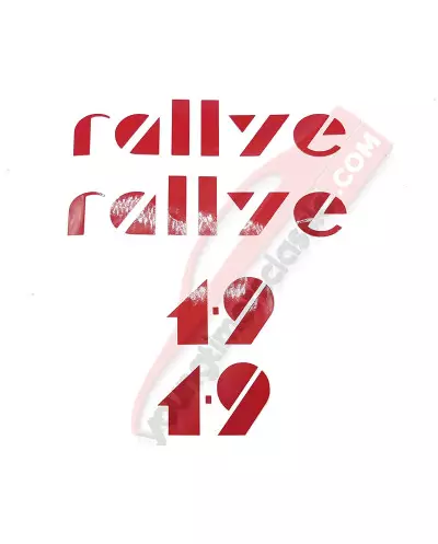 Stickers 205 Rallye 1.9 sticker
