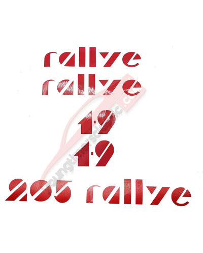 Stickers 205 Rallye 1.9 autocollant