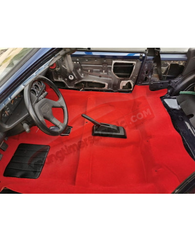 Tappeto rosso Peugeot 205 CTI