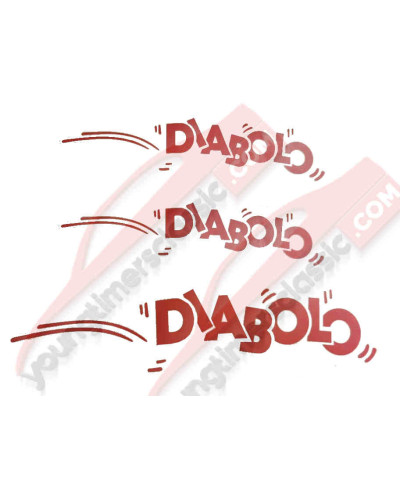 Stickers Peugeot 205 Diabolo