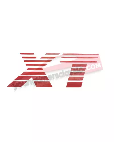 フロントウィングプジョー205XT用のXTステッカー