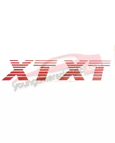 フロントウィングプジョー205XT用のXTステッカー