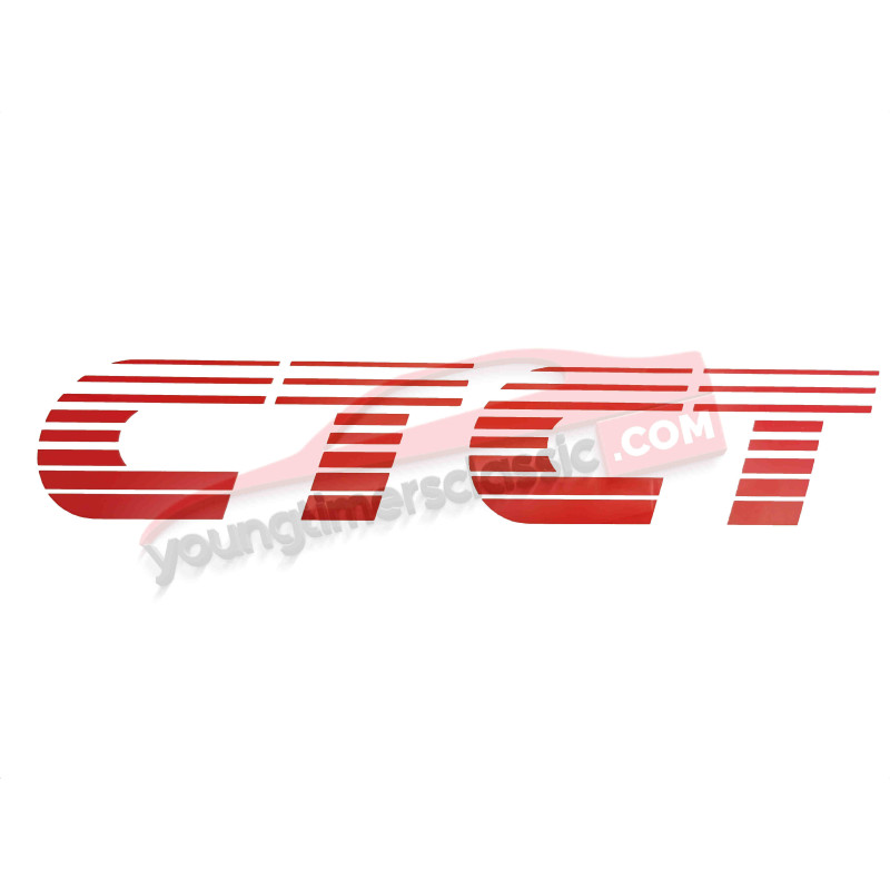 CT stickers for Peugeot 205 CT front fenders