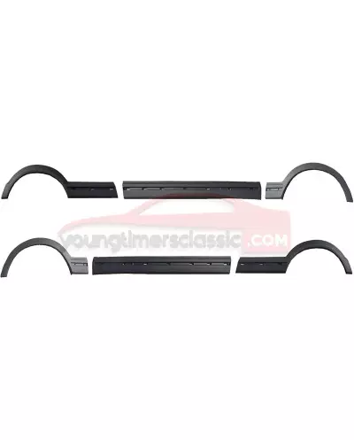 Kit extensión guardabarros Gris Huracán Peugeot 205 GTI
