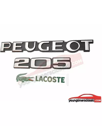 Monogramma Peugeot 205 Lacoste