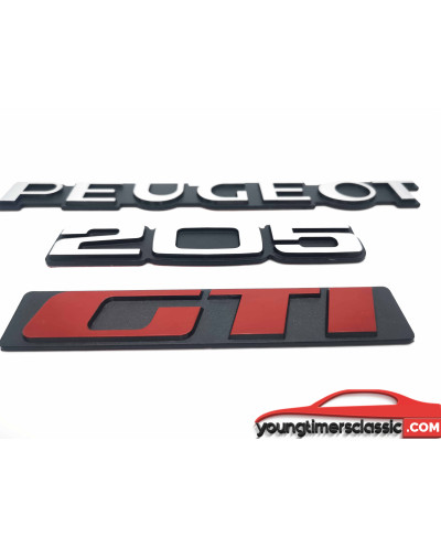 Peugeot 205 GTI monograms