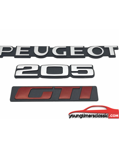 Monogrammes Peugeot 205 GTI