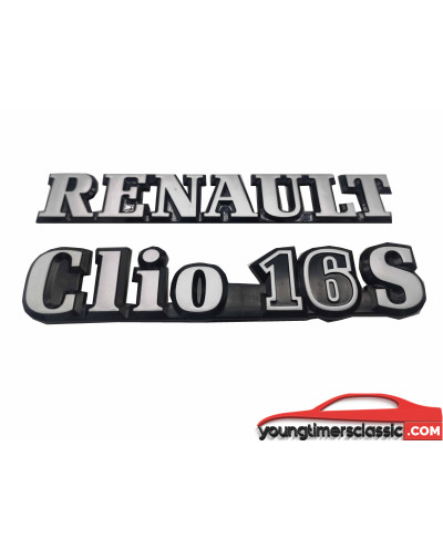 Renault Clio 16S monogrammen