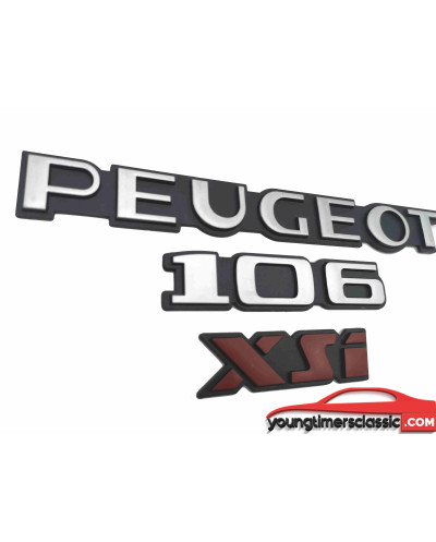 Monogrammes Peugeot 106 XSI