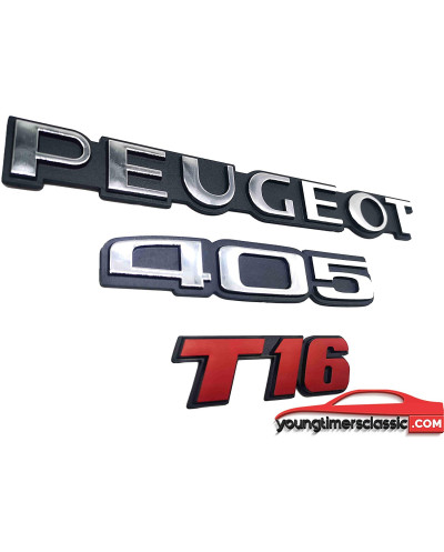 Monogrammes Peugeot 405 T16