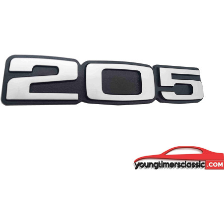 Logo 205 pour Peugeot 205 Turbo d