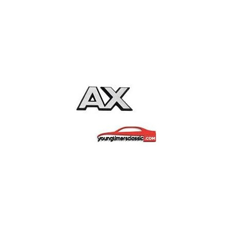 AX-logo voor Citroën AX GTI