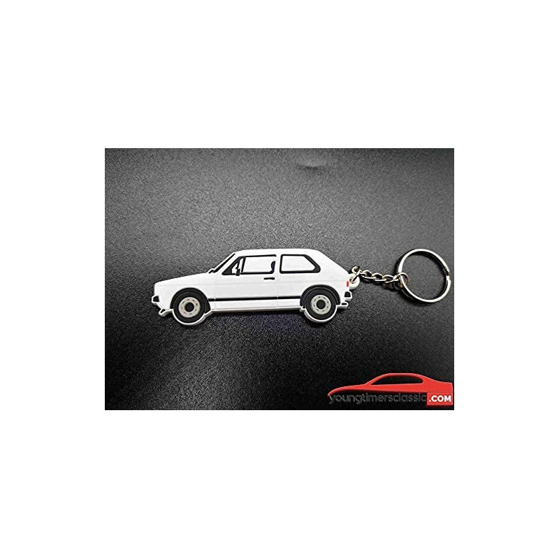 Original VW 1:87 H0 Volkswagen Golf 1 GTI Schwarz Schlüsselanhänger key tag  NEU
