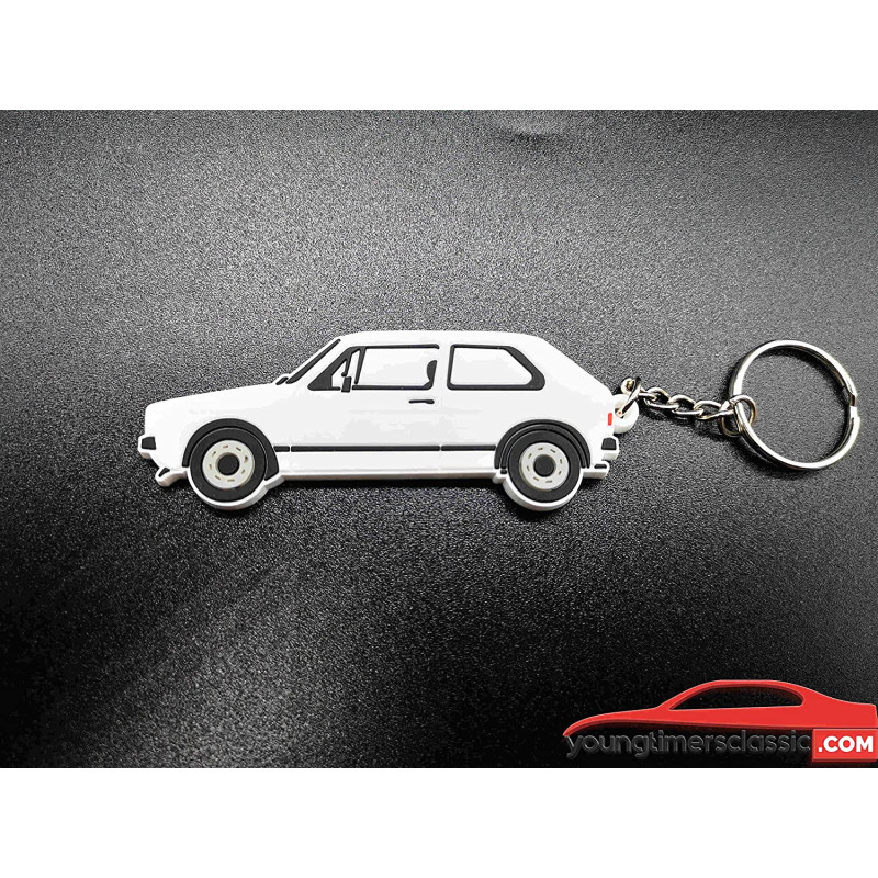 Original VW 1:87 H0 Volkswagen Golf 1 GTI Schwarz Schlüsselanhänger key tag  NEU