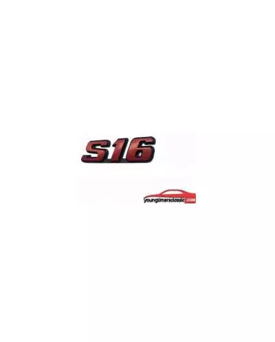 S16 monograms for Peugeot 106 S16